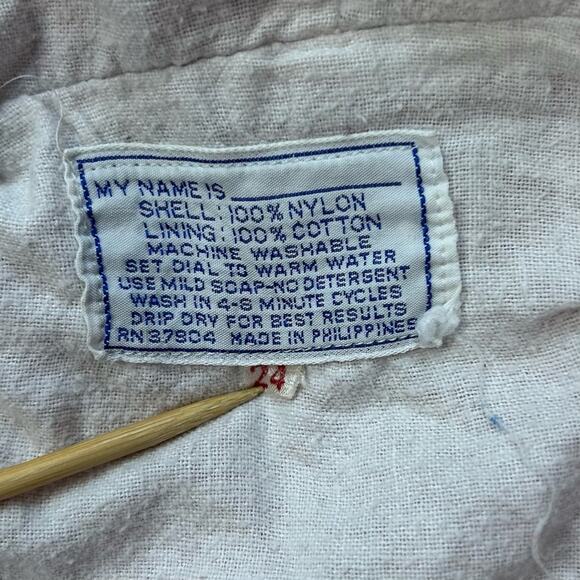 1960s Vintage Nylon Baby Hooded Windbreaker Jacket Size 25 months - Picture 3 of 5